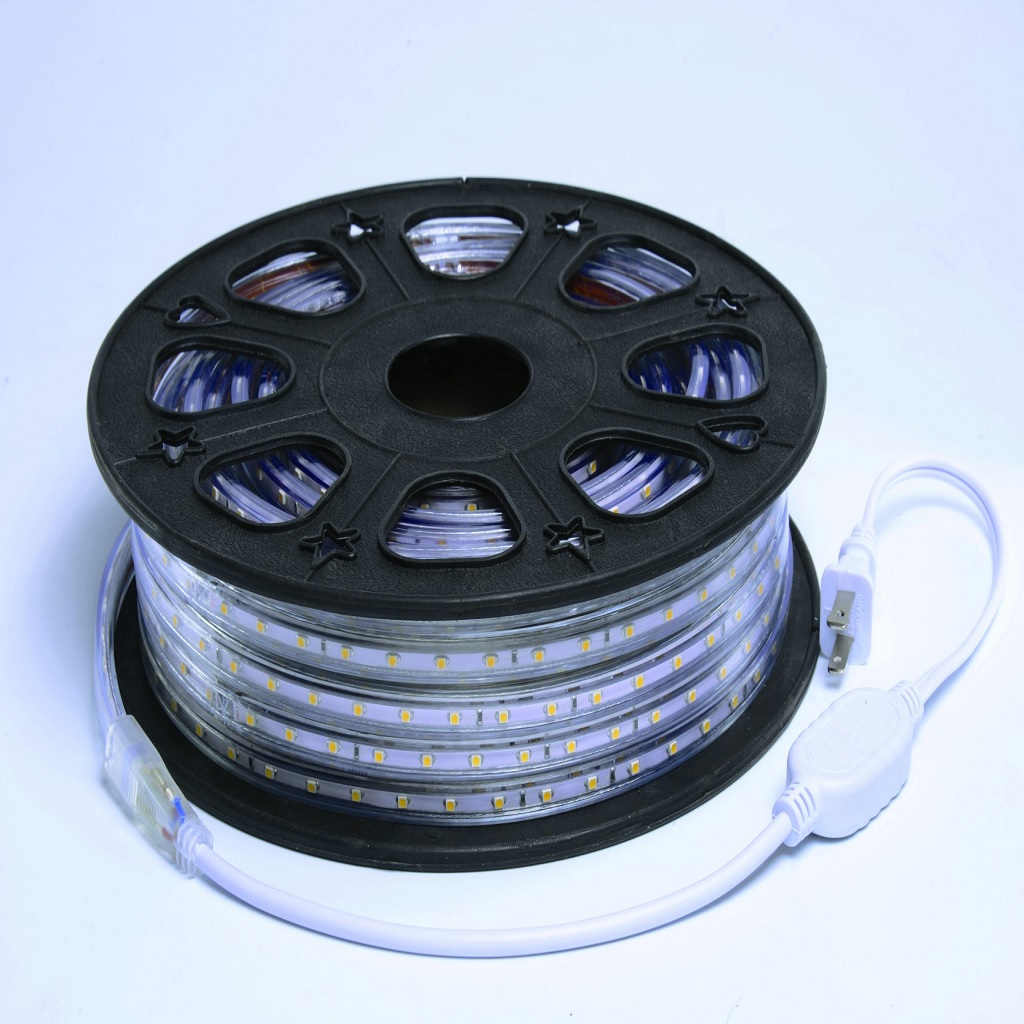 MANGUERA PLANA EXT LED 6W/M 127V 65K 60LEDS/M 25 M IP65