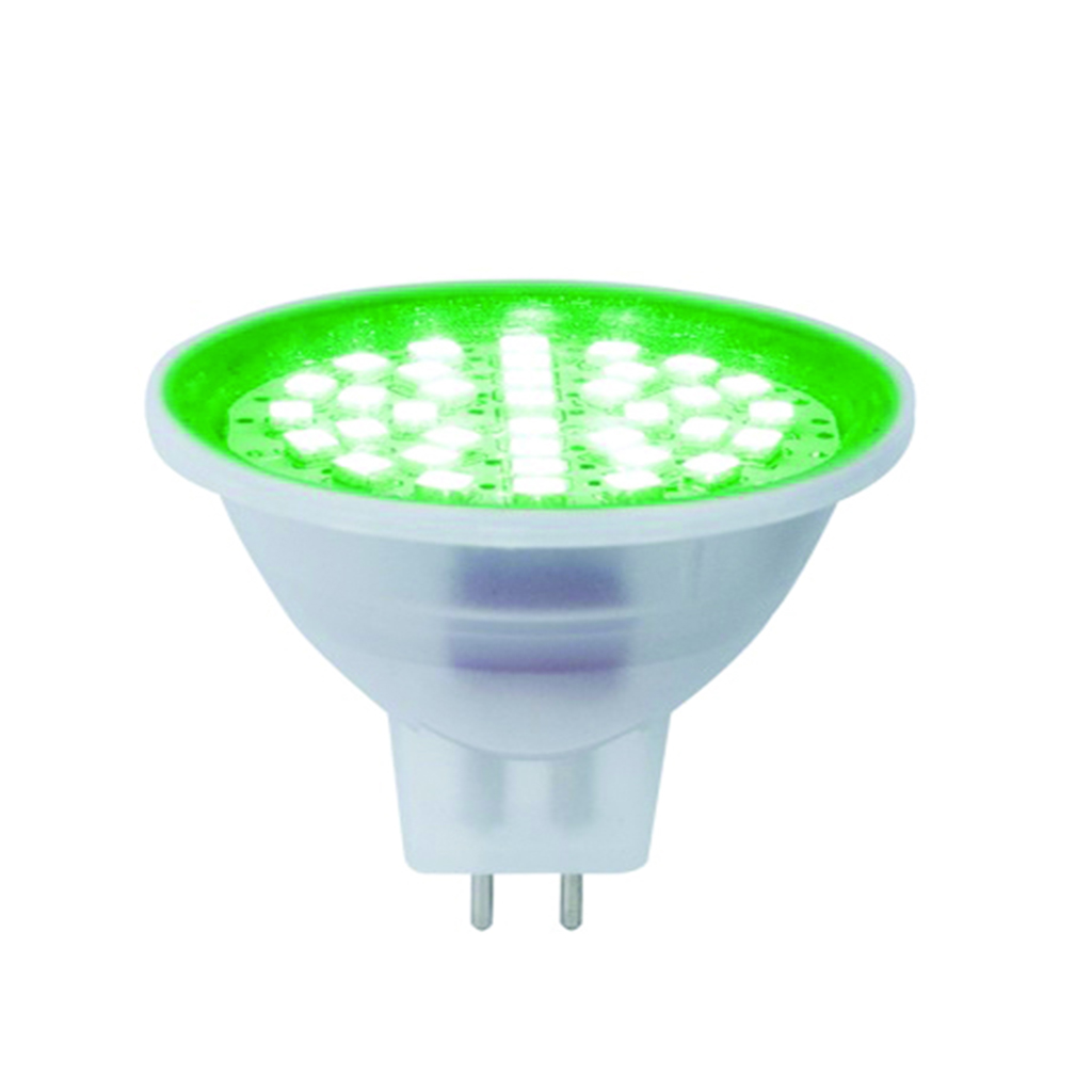 LAMP LED DE 3W VERDE 100-127V GX5.3