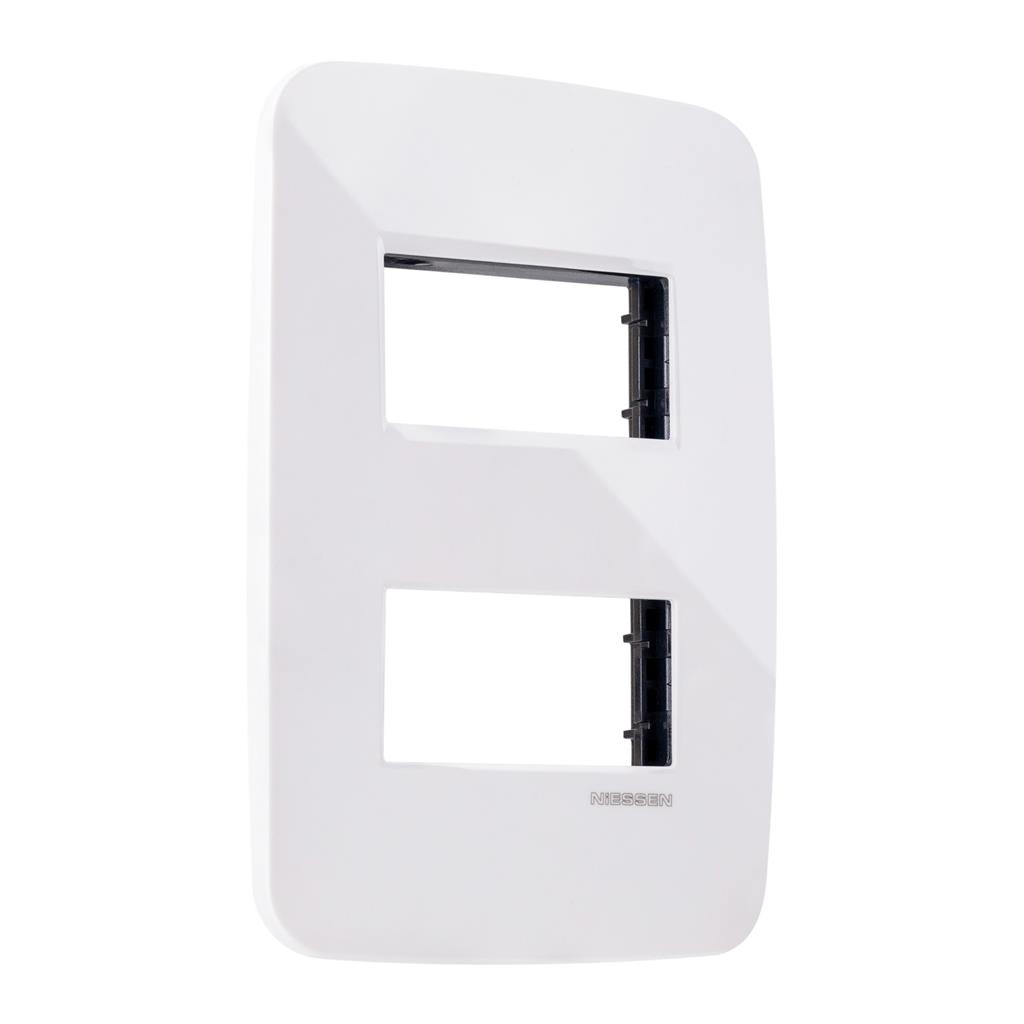 PLACA 1+1 MODULOS BLANCO NIESSEN SERIE ORIGEN