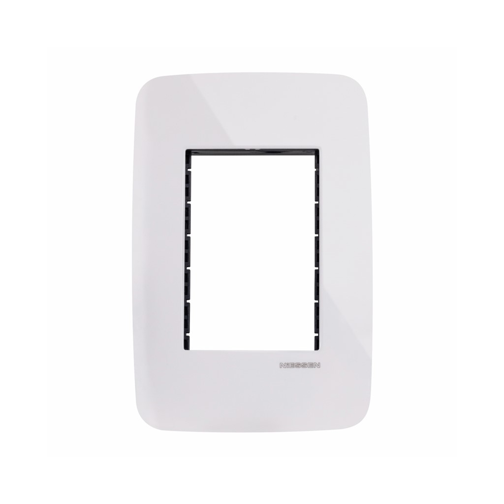 PLACA 3 MODULOS BLANCO NIESSEN SERIE ORIGEN