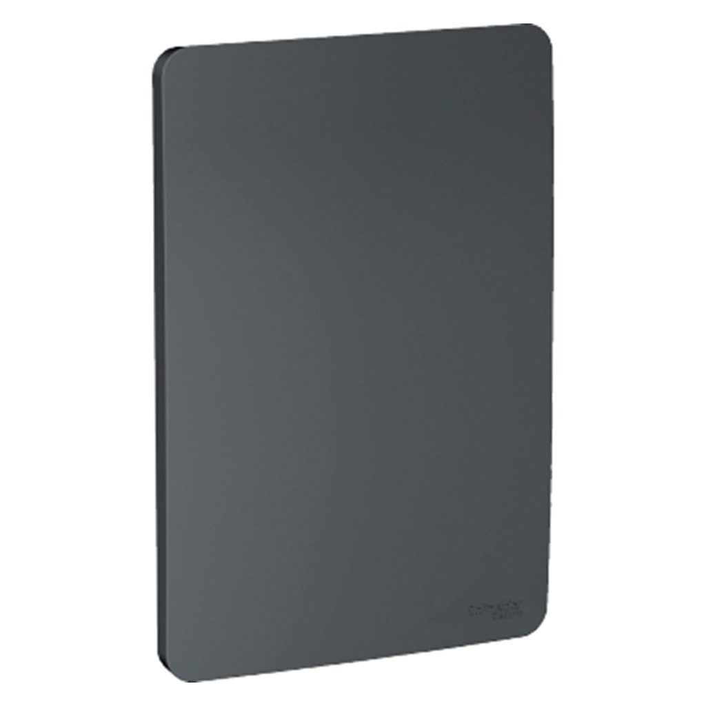 PLACA CIEGA PLASTICO 4X2 STELLAR BLACK