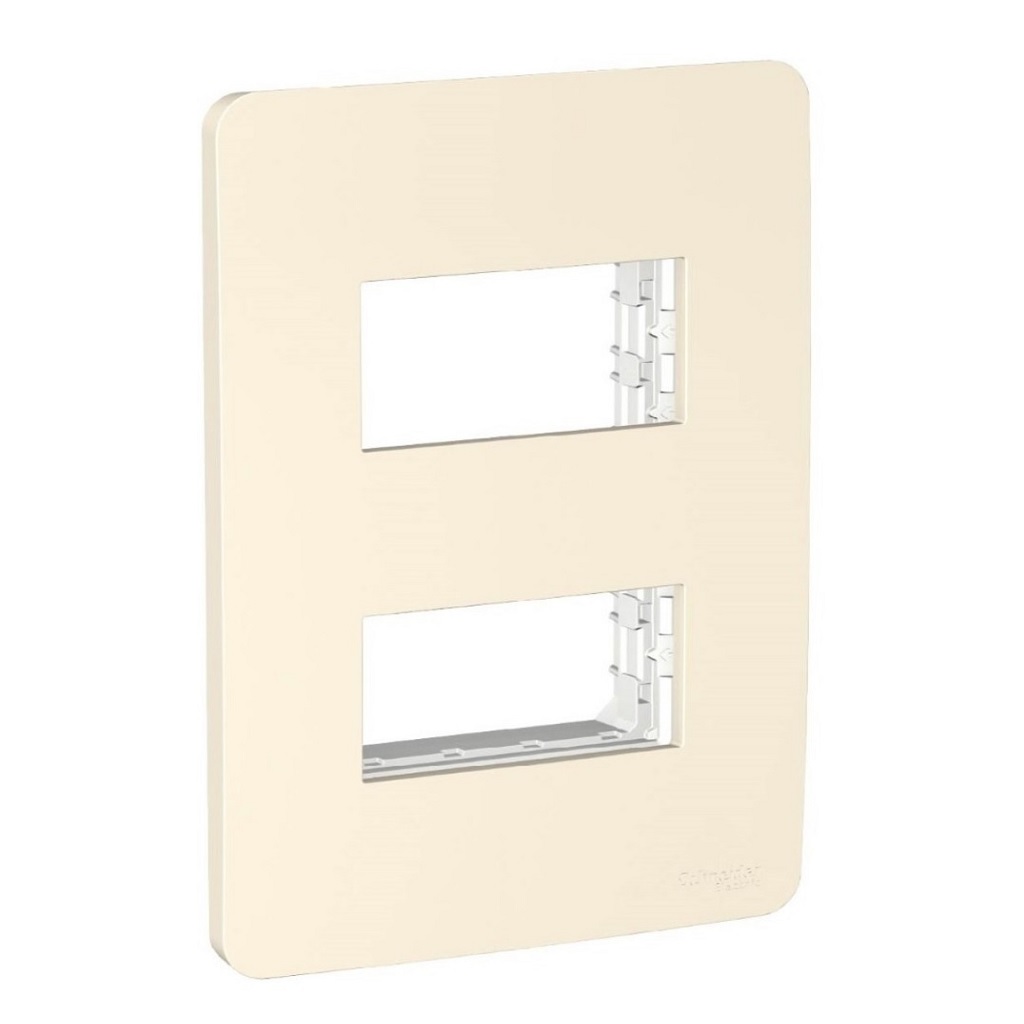 PLACA 2M MARFIL C/CHASIS TERMOPLASTICO ABS-UV