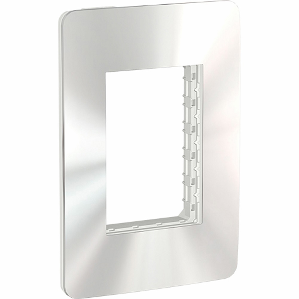 PLACA 3M CROMO BRILLOSO C/CHASIS TERMOPLASTICO ABS-UV