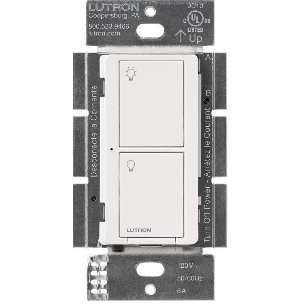 APAGADOR SIN NEUTRO 120/277V 5A BLANCO CASETA