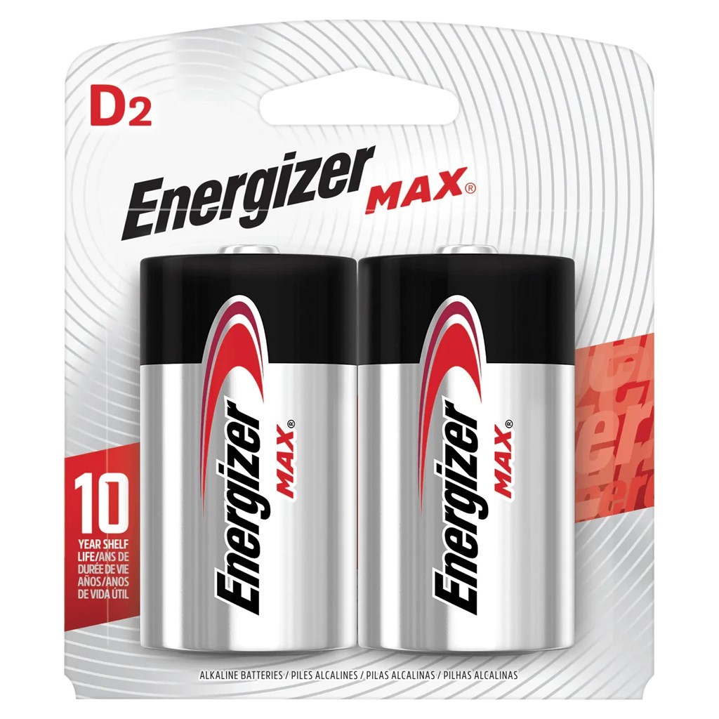 PILA ENERGIZER MAX ALCALINA D C/2 E95BP-2