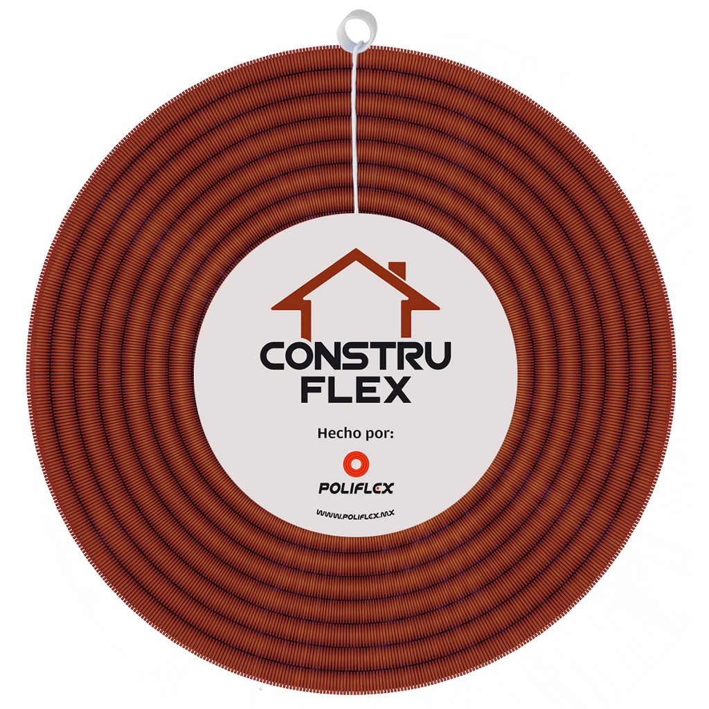 POLIDUCTO NARANJA CONSTRUFLEX 1/2PG ROLLO 100M