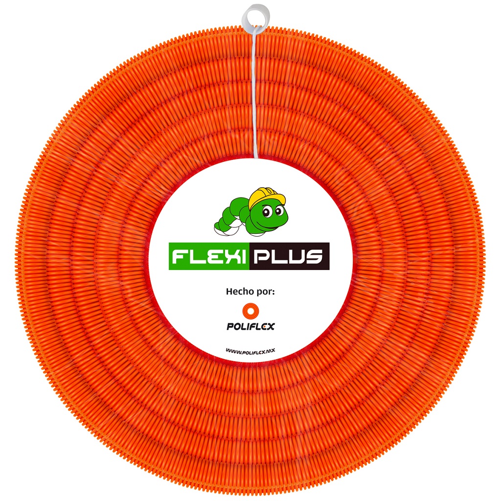 FLEXIPLUS NARANJA DE 3/4PG ROLLO 50M