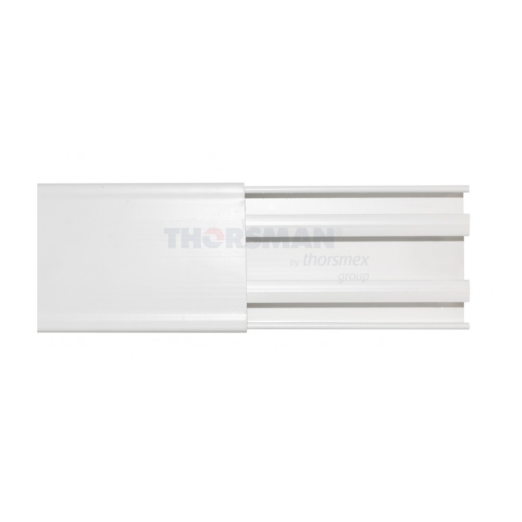 CANALETA C/TAPA DE 18X62X2500MM 3 VIAS BLANCO