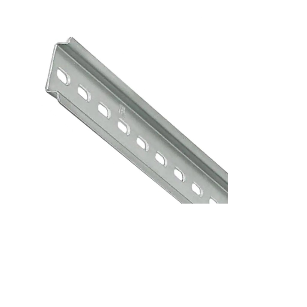 RIEL DIN PERFORADO DE 35X7.5MM PASIVADO CAPA/GRUESA 2 MT