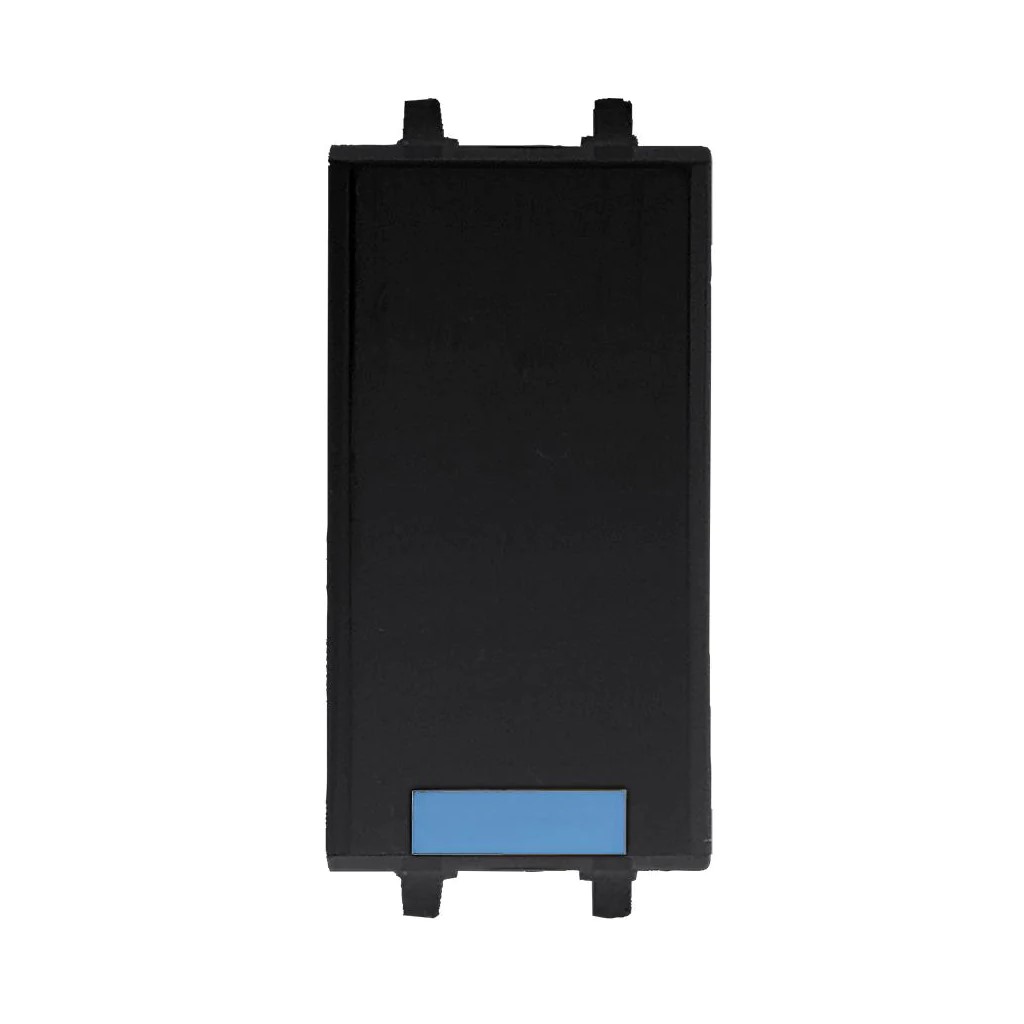 APAGADOR 1M 10A-127-250V NEGRO PIANO ESCALERA C/PIL AZUL