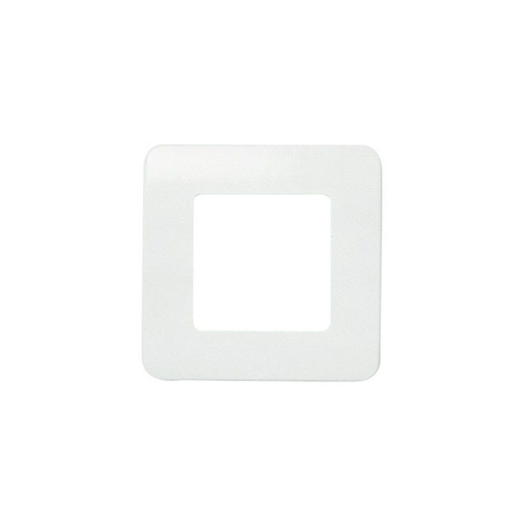 PLACA 2M BLANCO ALPINO C/CHASIS P/CJA CUADRADA TERMOESTABLE