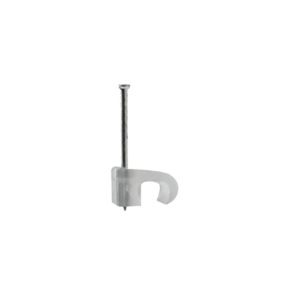 GRAPA P/CABLE PLANO 3- 5MM CAJA 100PZ