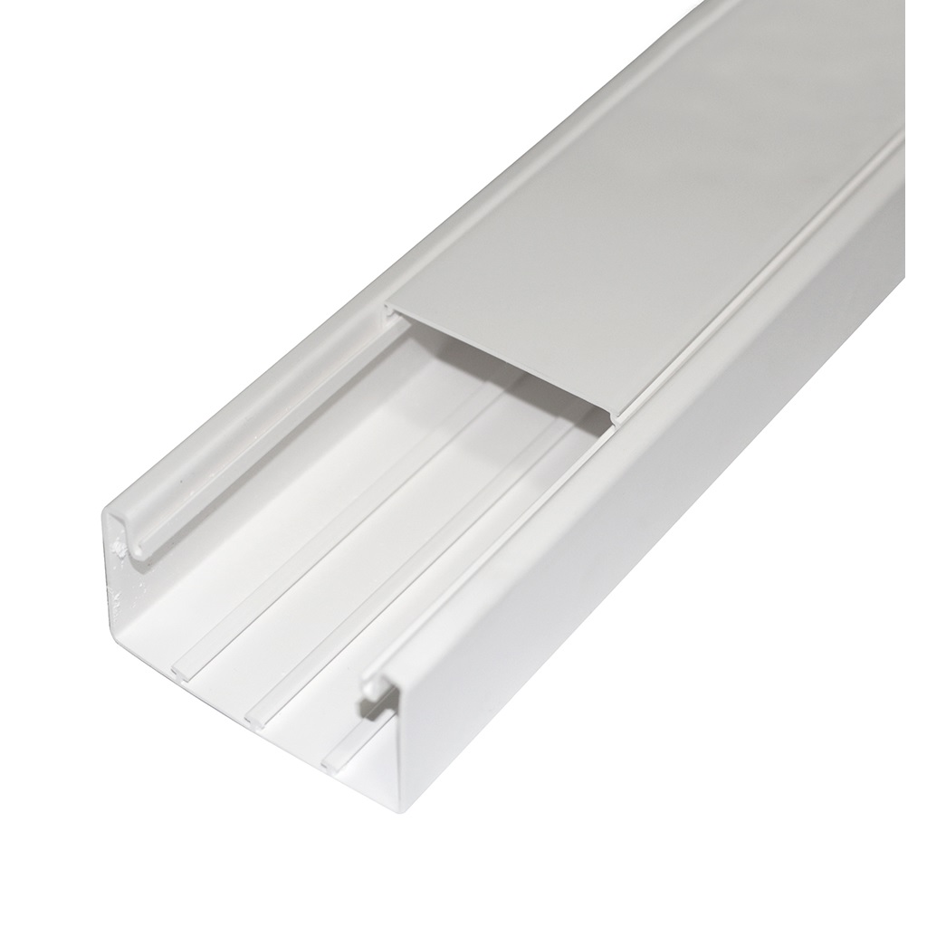 CANAL DE 100X52X2500MM C/TAPA BCO 2.5 MT