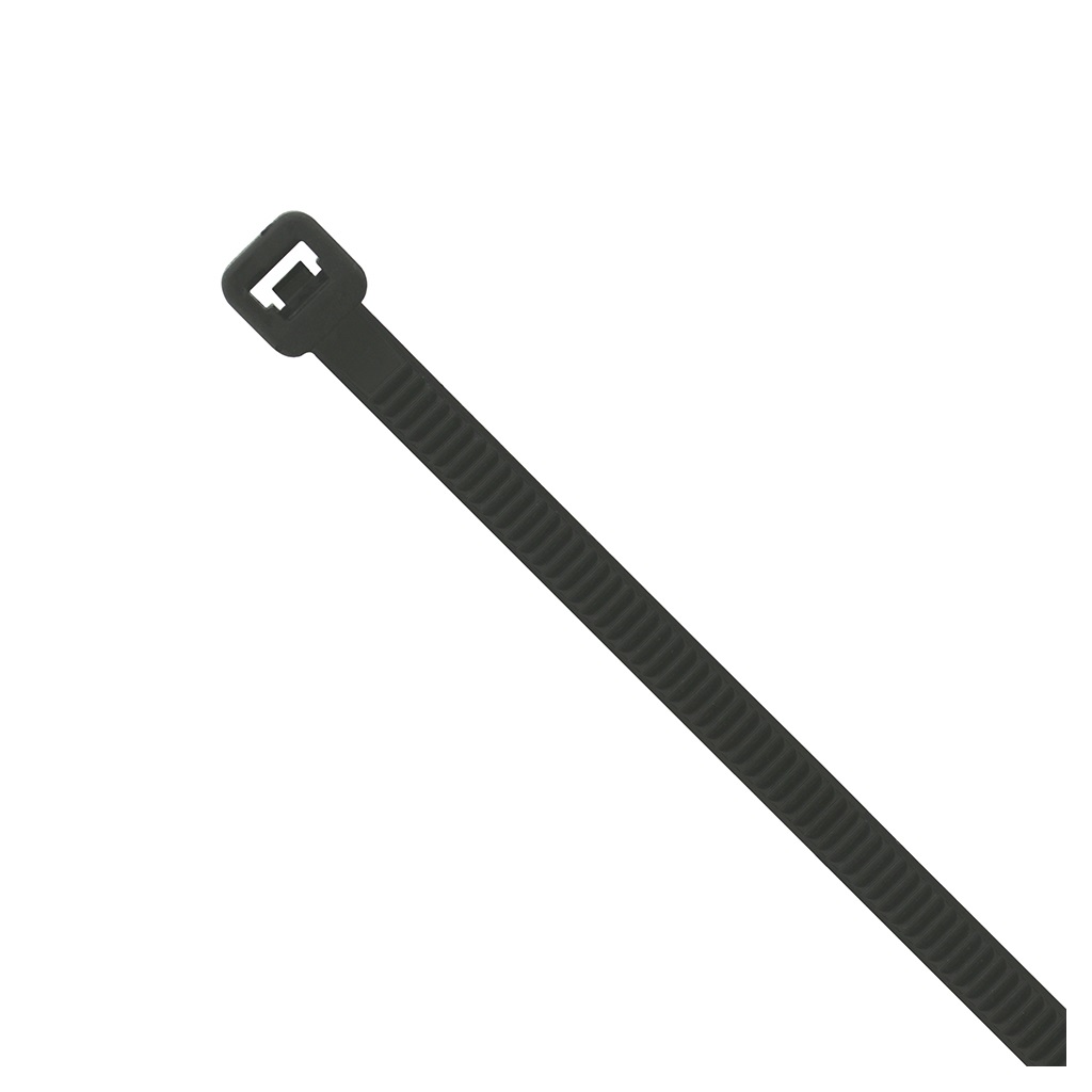 CINCHO DE NYLON DE 19X0.5CM NEGRO 100PZ