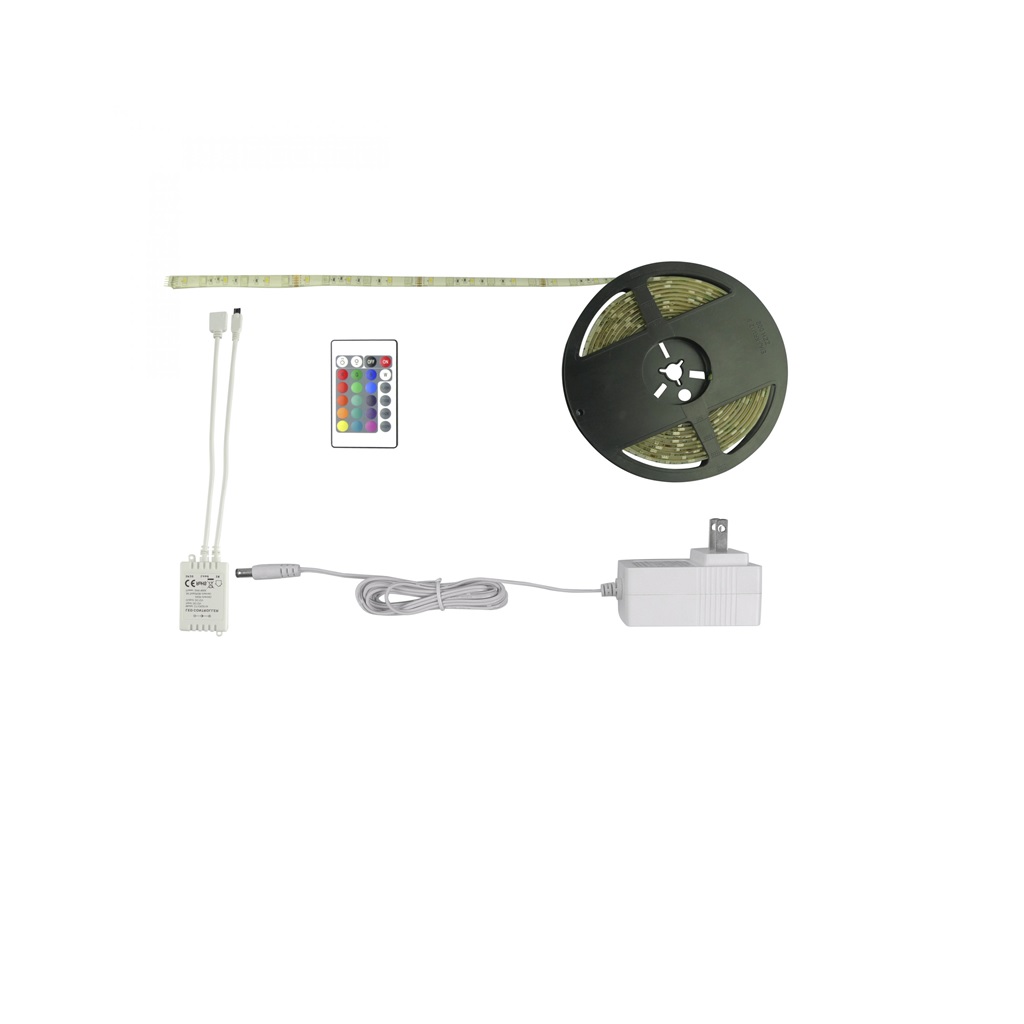 LAMP LED TIRA 25W 12V RGBW IP45 CONTROL INFRARROJO 5MT