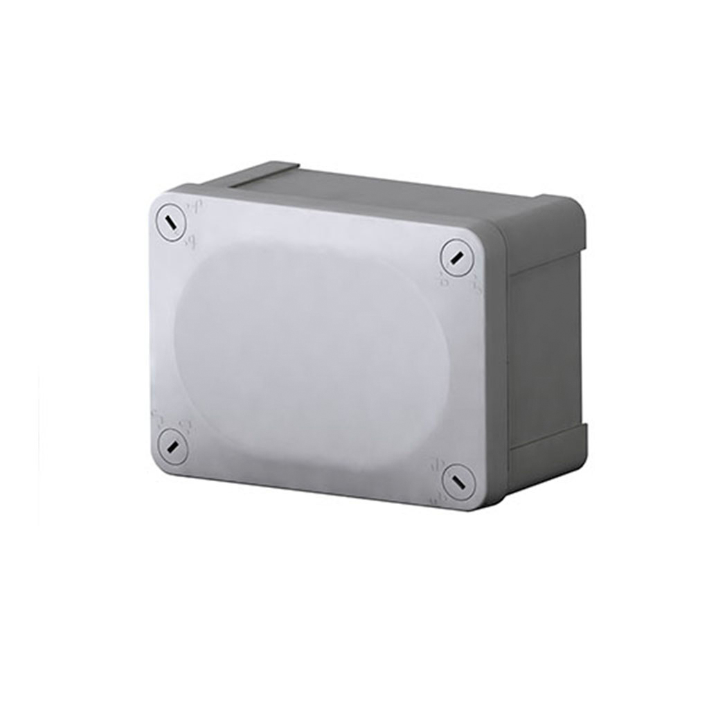 CAJA ESTANCAS IP55 150X105X80MM C/LADOS CERRADOS Y PLACA C/T