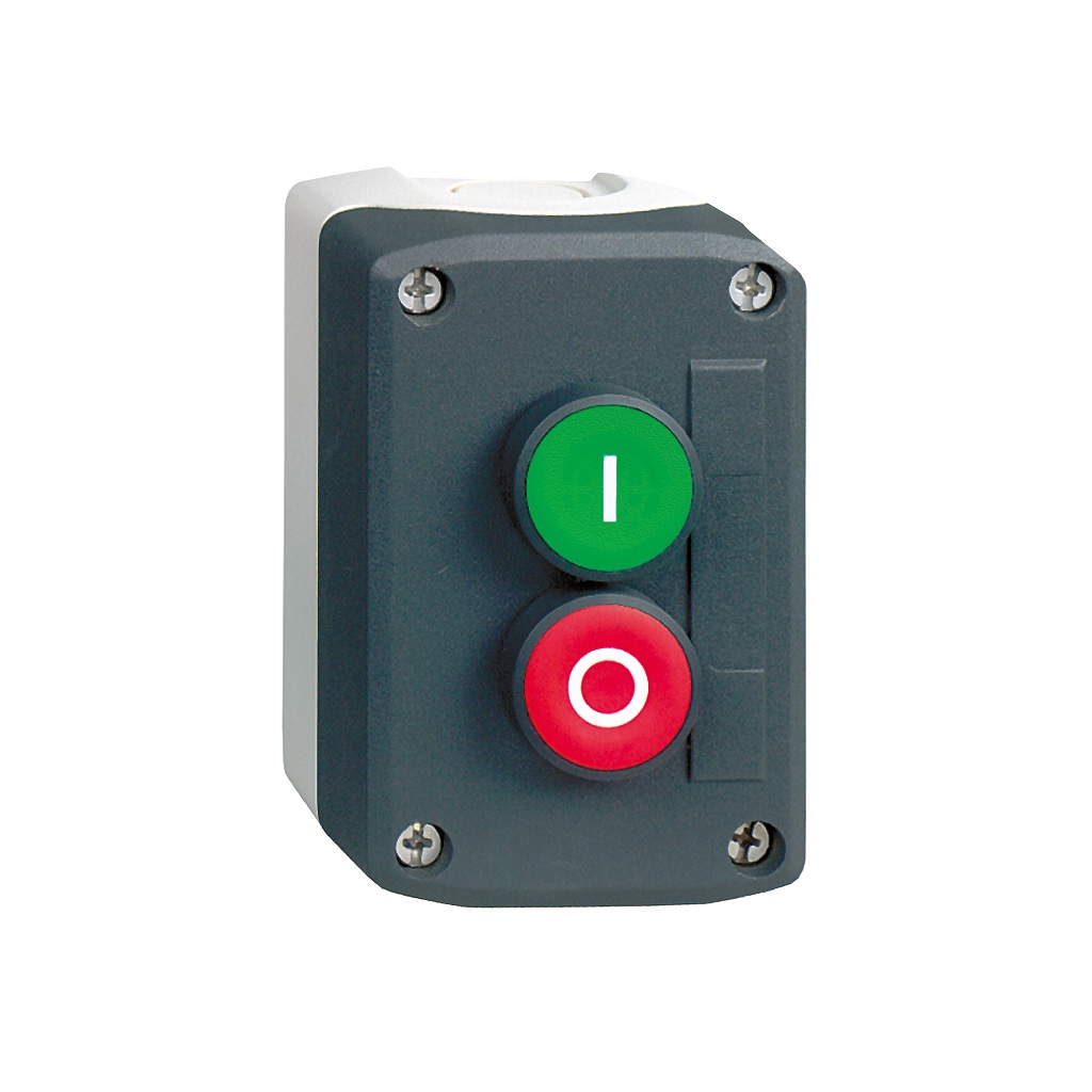 BOTONERA GRIS C/2 BOTON VERD-ROJO NA+NC AR