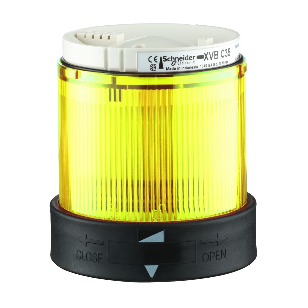 UNIDAD ILUMINADA PROTECT LED 24V AMARILLO