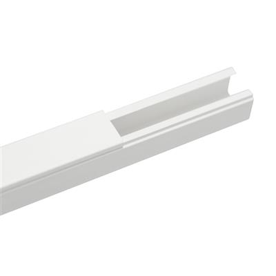 CANALETA DE PVC C/TAPA DE 8X12X2000MM BCO