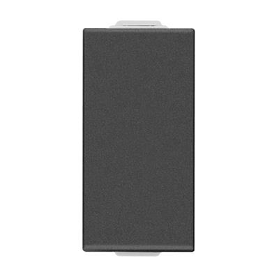 PULSADOR TIMBRE 1P NO 10A CARBON MATE NEVE UP