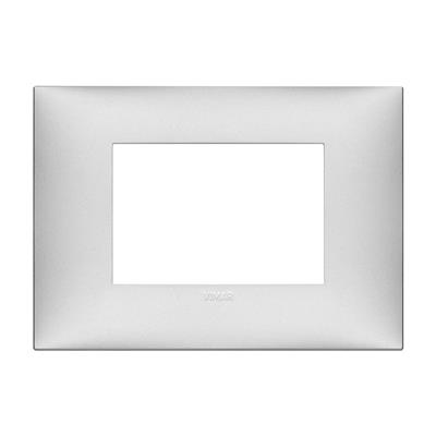 PLACA NEVE 3MOD TECNOPOLIMERO PLATA MATE