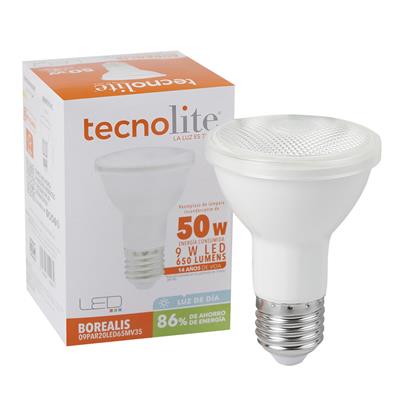 LAMP LED PAR20 E27 9W 100-240V 65K BCO TECNOLITE