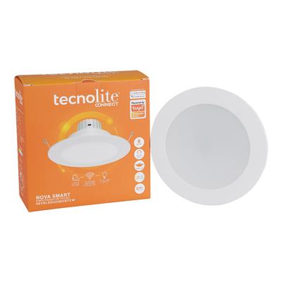 LUM INT EMP TECHO LED 9W 120-240V 27-65K BCO NOVA SMART