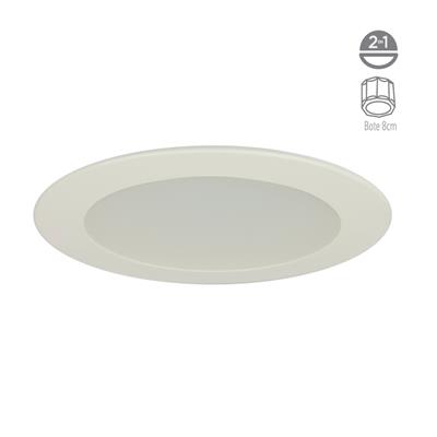 LUM INT EMP TECHO LED 9W 120-240V 27-65K BCO NOVA SMART