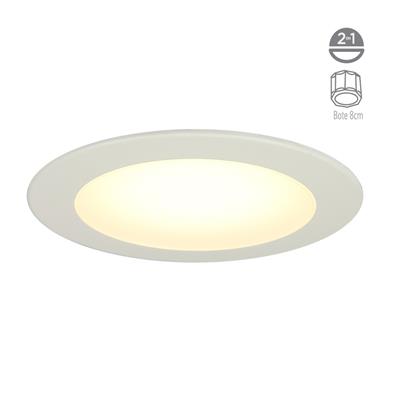 LUM INT EMP TECHO LED 9W 120-240V 27-65K BCO NOVA SMART