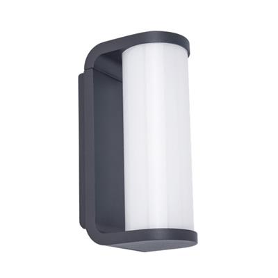 LUM SOB EXT MURO LED 10W 127V 30K IP44 GRIS WEZEN TECNOLITE