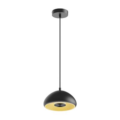 LUM SUSP INT LED 15W 100-240V 30K 780LM PANT MET NEGRO/DORAD