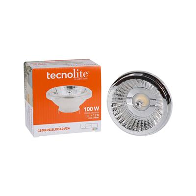 LAMP LED AR111 G53 15W 100-127V 40K CROMO ATEN TECNOLITE