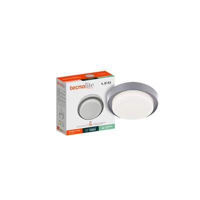 LUM INT/EXT SOB LED 15W 127V 30K GRIS NENQUE I TECNOLITE
