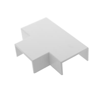 SECCION T DE PVC P/CANALETA 17X20MM BLANCO