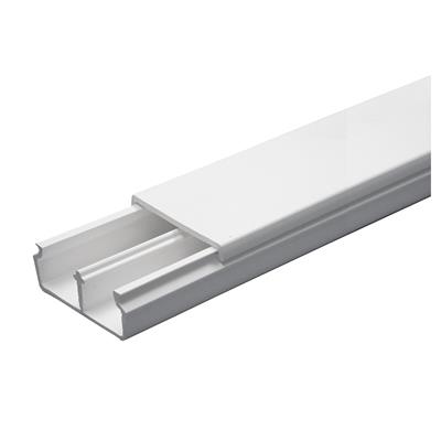 CANALETA C/TAPA DE 17X35X2500MM 2 VIAS BLANCO