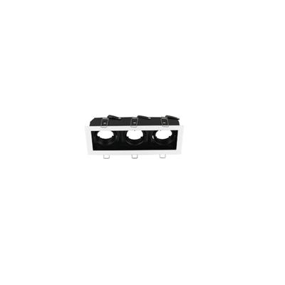 LUM INT EMP TECHO GX5.3/GU10X3 100-240V S/LAMPS BCO TECNOLI
