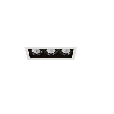 LUM INT EMP TECHO GX5.3/GU10X3 100-240V S/LAMPS BCO TECNOLI