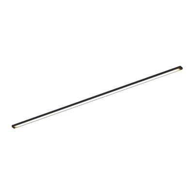 LUM INT LINEAL LED 18W 127V 30K NEGRO SLIM 18
