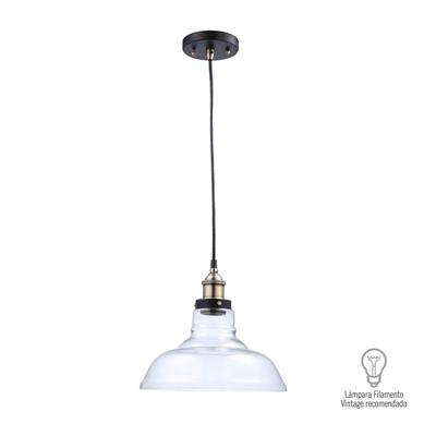 LUM SUSP INT 60W 100-240V CRISTAL TRANSP S/LAMP MAIA II TECN