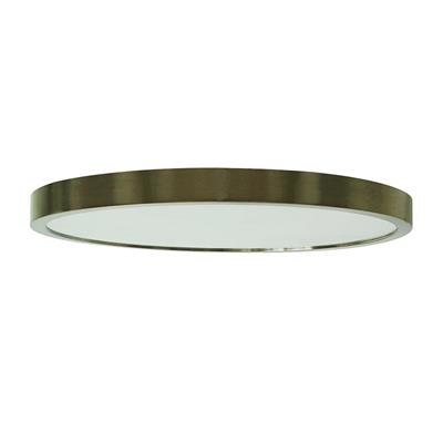 LUM INT SOB LED 21W 127V 30/40/65K NIQUEL SATIN MARFIK
