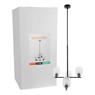 LUM INT SUSP E27X4 100-240V S/LAMPS CRISTAL FULU I TECNOLITE