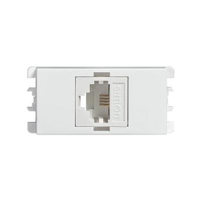 TOMA TELEFONO 4 HILOS RJ11 BLANCO S26 SIMON