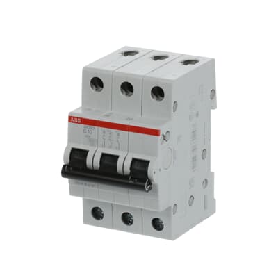 INT TERMOMAGNETICO RIEL DIN 3P 10A 120/240V 6KA CURVA C