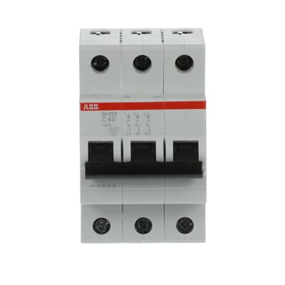 INT TERMOMAGNETICO RIEL DIN 3P 40A 120/240V 6KA CURVA C