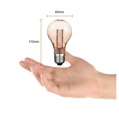 LAMP LED FILAMENTO A19 E27 2W 127V 20K ATEN AMBAR TECNOLITE