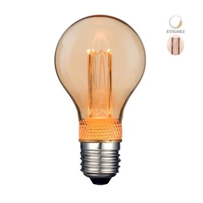LAMP LED FILAMENTO A19 E27 2W 127V 20K ATEN AMBAR TECNOLITE