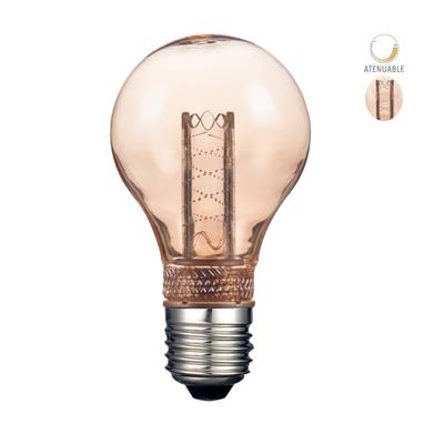 LAMP LED FILAMENTO A19 E27 2W 127V 20K ATEN TRANSP TECNOLITE