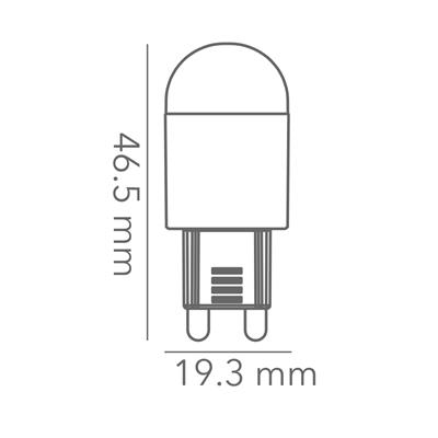 LAMP LED AMP G9 2W 127V 65K BCO TECNOLITE