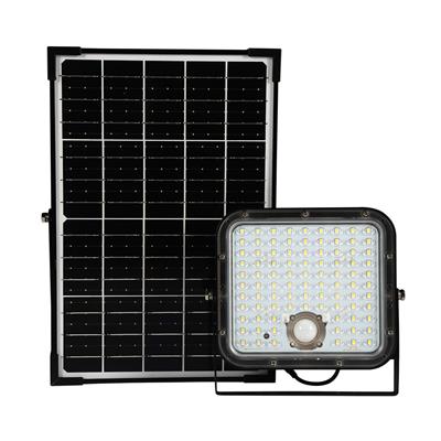 LUM EXT SOLAR LED 30W 4500LM 65K NEGRO TECNOLITE