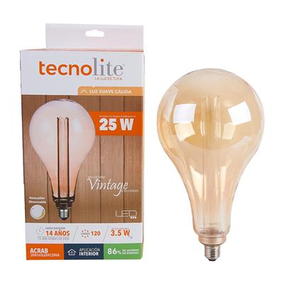 LAMP LED FILAMENTO A16 E27 3W 127V 20K ATEN AMBAR TECNOLITE